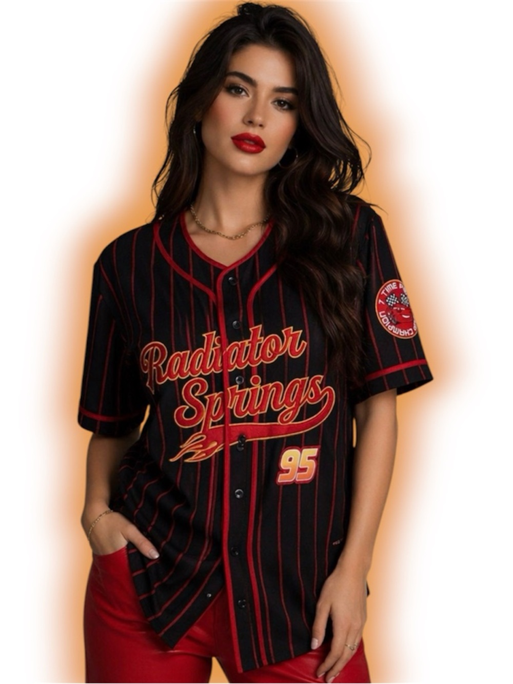Disney Pixar Cars Radiator Springs Baseball Jersey